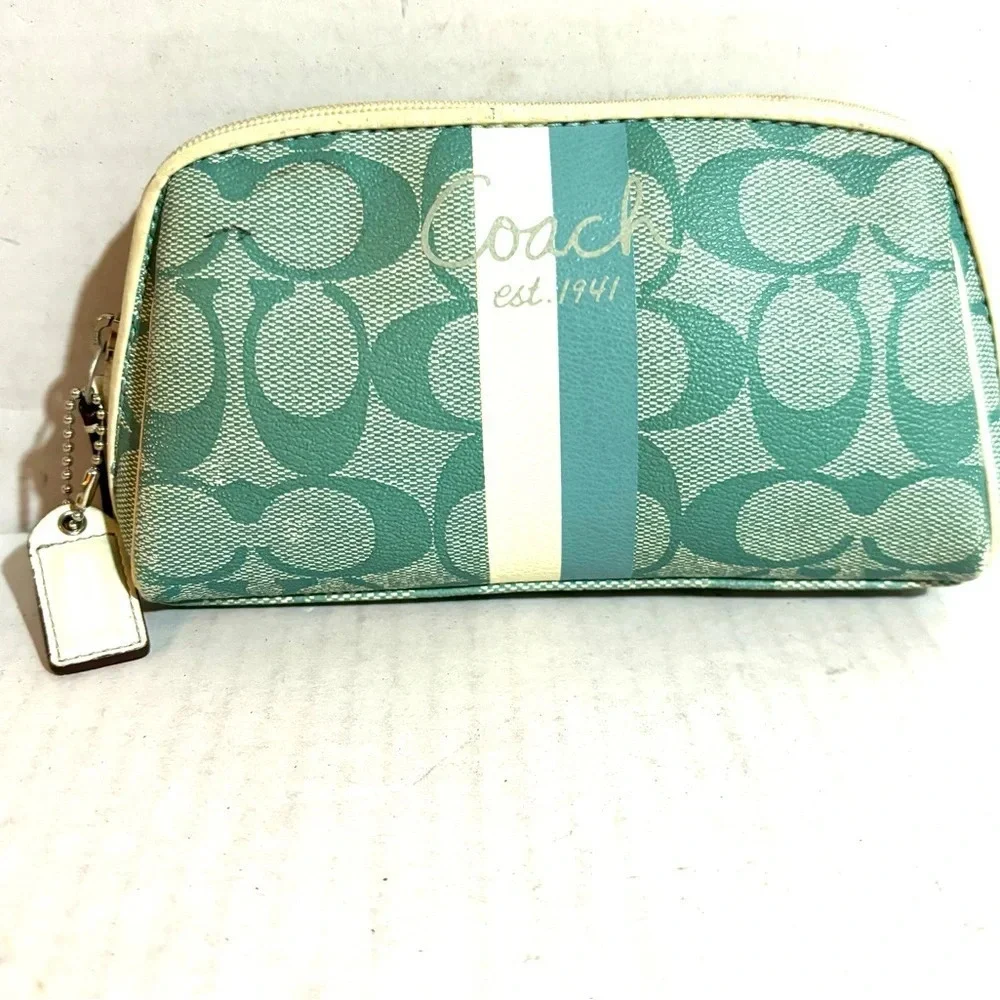 Coach CC signature print canvas wallet